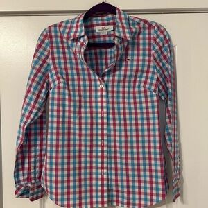 Checkered Button-Up Vineyard Vines Shirt